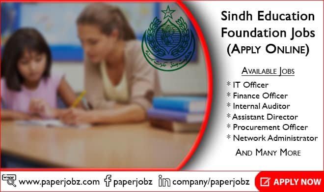 Sindh Education Foundation Jobs