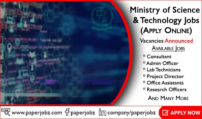 Ministry of Science and Technology Jobs